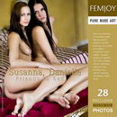 Susanna & Danielle in Friends in Bed gallery from FEMJOY by Rene Whitfield