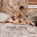 Nonna & Olivia in Nudist Beach gallery from FEMJOY by Valery Anzilov