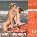 Karo E & Leanne J in More Than Friends gallery from FEMJOY by Sven Wildhan