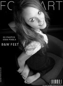 Hannah in B & W Feet gallery from FOOT-ART