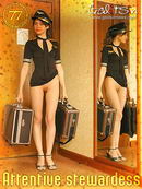 Belka in Attentive Stewardess gallery from GALITSIN-NEWS by Galitsin