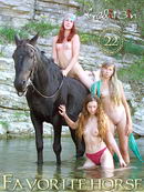 Alice & Lina & Maya in Favorite Horse gallery from GALITSIN-NEWS by Galitsin