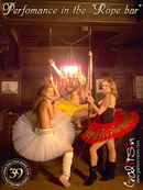 Kelly & Olesya & Sindy in Perfomance In The Rope Bar gallery from GALITSIN-NEWS by Galitsin