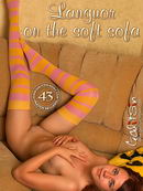 Lina in Languor On The Soft Sofa gallery from GALITSIN-NEWS by Galitsin