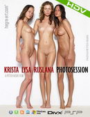 Krista & Lysa & Ruslana in #279 - Photosession video from HEGRE-ART VIDEO by Petter Hegre