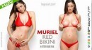 Muriel in #288 - Red Bikini video from HEGRE-ART VIDEO by Petter Hegre