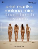 Ariel Marika Melena Mira 4 Nude Beach Nymphs