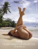 Mira Nude Beach Photoshoot video from HEGRE-ART VIDEO by Petter Hegre