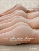 Marika & Ariel & Mira & Melena Maria in Sexy Sand Sculptures gallery from HEGRE-ART by Petter Hegre