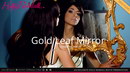 Idelsy in Gold Leaf Mirror video from HOLLYRANDALL by Holly Randall