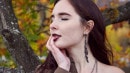 Lika Blackberry in Shy Teen Undressing During The Autumn Walk gallery from HOTANDSENSUAL