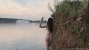 Perky Russian Tits Walking Nude And Waving To Tourists On A Boat