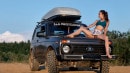 Russian Off Road Car Model Upskirt Spreading Pics