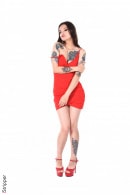 Sophie Ink in Red Curves For You gallery from ISTRIPPER