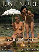 Ira & Marina in Boat gallery from JUST-NUDE by N Karmazina