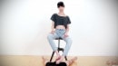 Anna Matsuda - Tight Jeans Footjob