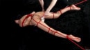 Moeka Kurihara - Leg Bondage Vibrator Attack