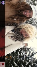 Eufrat & Tracy Lindsay in In The Winter Wonderland video from LESBEA