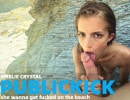 POVdreams Emelie Crystal PublicKick Beach Fuck video from LITTLECAPRICE-DREAMS