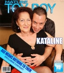 Kataline in Horny Grandma Gives Head And Gets Fucked By A Young Man! video from MATURE.NL