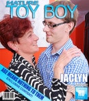 Jaclyn in Naughty Housewife Doing Her Toyboy video from MATURE.NL