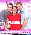 Paulina K in Mature Woman Sharing Two Guys At Once video from MATURE.NL