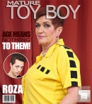 Roza C in Naughty Amateur Housewife With Saggy Boobs Sucks Toyboy's Cock And Gets Her Shaved Pussy Fucked from MATURE.NL