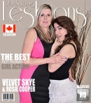 Rosie Cooper & Velvet Skye in Sexy Canadian Housewife Eats Hairy Pussy Of Her Young Girlfriend video from MATURE.NL