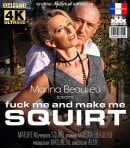 French Milf Marina Beaulieu Made To Squirt And Enjoying Her Stud's Big Cock video from MATURE.NL