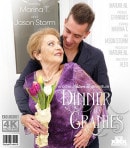 Marina T in After Dinner This Horny Grandma Gets Fucked Hard By Her Toyboy video from MATURE.NL