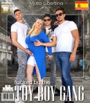 Mature Musa Libertina Gets Fucked By Three Toy Boys At Once video from MATURE.NL