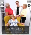 One Lucky Toy Boy Getting Fucked By Three Horny Grandmas