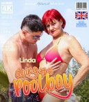Poolside Seduction! Granny Linda Seduces The Young Poolboy! video from MATURE.NL