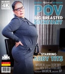 Sucked By Big Breasted Mature Abby Tits In POV Style video from MATURE.NL