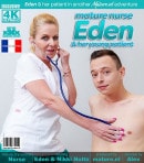 Eden Is A Mature Nurse Who Has The Best Fucking Medicine For Her Younger Patients, And They Love It video from MATURE.NL