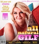 All Natural GILF Linetta Is 52 Years Old And Loves To Play Alone With Her Shaved Pussy At Home