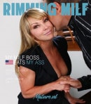 Blonde MILF Boss Shayla Laveaux Eats Her Employee Jerry Kovak's Ass And Then Fucks Him At The Office video from MATURE.NL