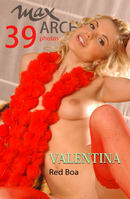 Valentina in Red Boa gallery from MAXARCHIVES by Max Iannucci