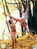 Liliya A & JD in Autumn Dance gallery from METART by Goncharov