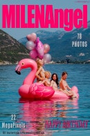 Milena Angel & Nika & Amy & Krystal in Happy Birthday gallery from MILENA ANGEL by Erik Latika