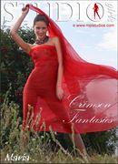 Maria in Crimson Fantasies gallery from MPLSTUDIOS by Alexander Fedorov