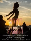 Ariele in Sunset Passion video from MY NAKED DOLLS by Tony Murano