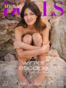 Sofi A in Winter Escape gallery from MY NAKED DOLLS by Tony Murano