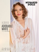 Kanya in Adorable White gallery from MY NAKED DOLLS by Tony Murano