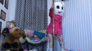 Nikki Sequoia in Easter Bunny Strips & Pops Balloons video from NIKKISFETISHES
