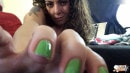 Nikki Sequoia in Natural Nails Tapping And Flipping You Off video from NIKKISFETISHES