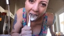 Nikki Sequoia in Brushing My Teeth In The Sink video from NIKKISFETISHES