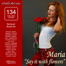 Maria in Say it with Flowers gallery from NUBILE-ART