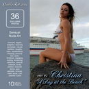 Christina in A Day at the Beach II gallery from NUBILE-ART