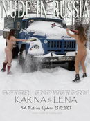 Karina & Lena in After Snowstorm gallery from NUDE-IN-RUSSIA